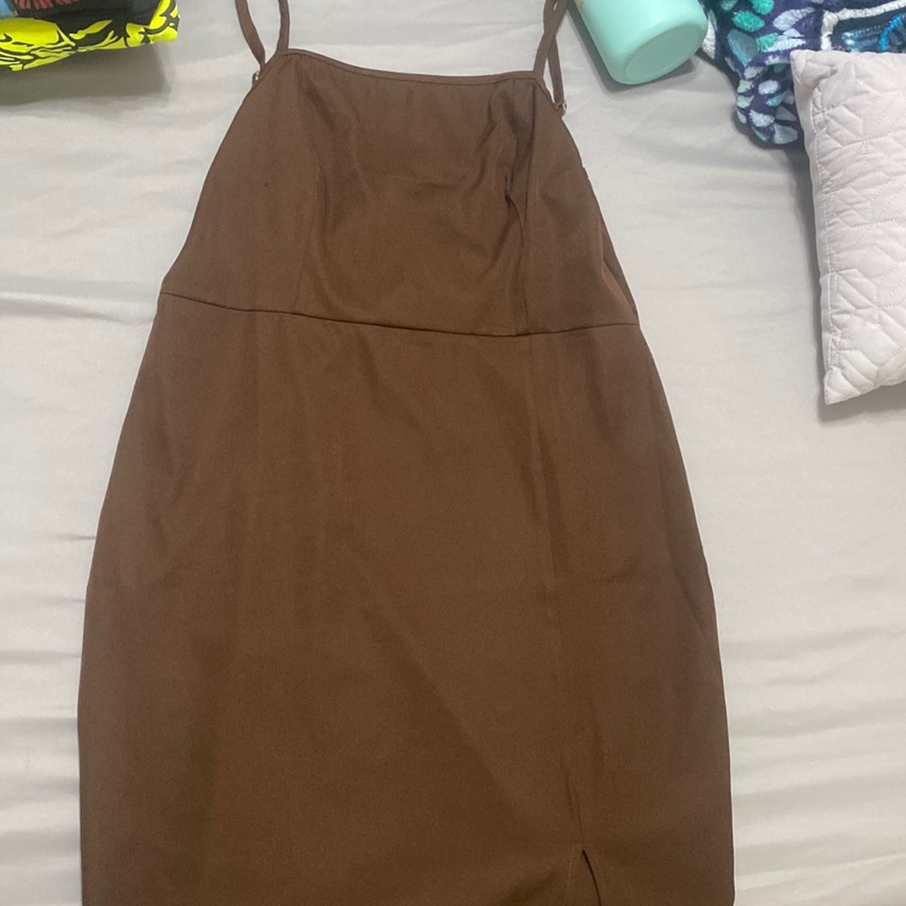 SHEIN Brown Dress